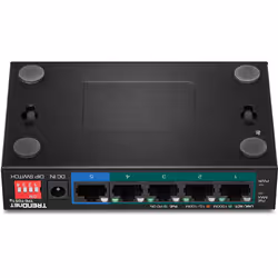 Trendnet TPE-TG51G switch di rete Gigabit Ethernet (10/100/1000) Supporto Power over Ethernet (PoE) Nero - Vista aggiuntiva 5
