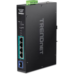 Trendnet TI-PGM541 switch di rete Gigabit Ethernet (10/100/1000) Nero