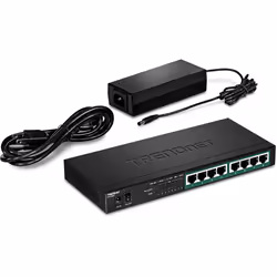 Trendnet TPE-TG84 switch di rete Non gestito Gigabit Ethernet (10/100/1000) Supporto Power over Ethernet (PoE) Nero - Vista aggiuntiva 5