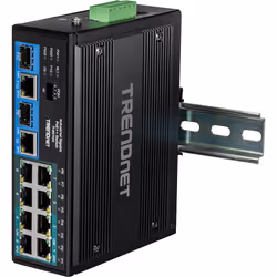 Trendnet TI-BG104 switch di rete Non gestito Gigabit Ethernet (10/100/1000) Supporto Power over Ethernet (PoE) Nero - Vista aggiuntiva 6