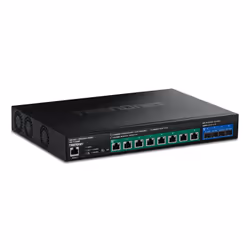Trendnet TPE-7124SBF, Gestito, 10G Ethernet (100/1000/10000), Supporto Power over Ethernet (PoE), Montaggio rack