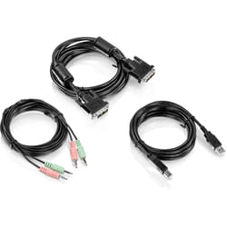 Trendnet TK-CD10 cavo per tastiera, video e mouse Nero 3 m