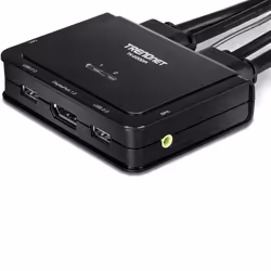 Trendnet TK-220DPI switch per keyboard-video-mouse (kvm) Nero - Vista aggiuntiva 4