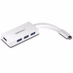 Trendnet TUC-H4E, USB 3.2 Gen 1 (3.1 Gen 1) Type-C, USB 1.1, USB 2.0, USB 3.2 Gen 1 (3.1 Gen 1) Type-A, 5000 Mbit/s, Bianco, ...