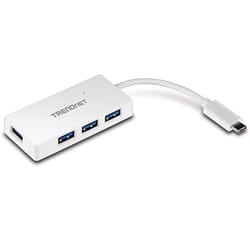 Trendnet TUC-H4E hub di interfaccia USB 3.2 Gen 1 (3.1 Gen 1) Type-C 5000 Mbit/s Bianco