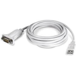 Trendnet TU-S910 adattatore per inversione del genere dei cavi USB Type A RS-232 Bianco