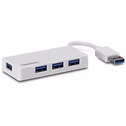Trendnet TU3-H4E hub di interfaccia 5000 Mbit/s Bianco - Vista aggiuntiva 2