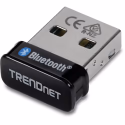 Trendnet TBW-110UB, USB tipo A, Bluetooth, Nero, Computer portatile, 0,0003 Gbit/s, 0 - 40 °C