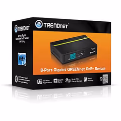 Trendnet TPE-TG44G switch di rete Non gestito Supporto Power over Ethernet (PoE) Nero - Vista aggiuntiva 4