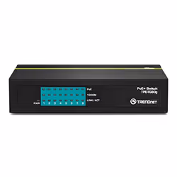 Trendnet TPE-TG80G switch di rete Non gestito Supporto Power over Ethernet (PoE) Nero - Vista aggiuntiva 4