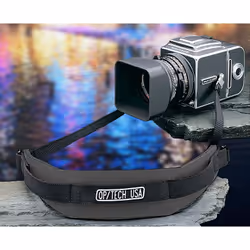 OP/TECH USA 5401012 tracolla Fotocamera Elastan, Metallo, Neoprene, Nylon Nero