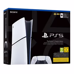 Sony PlayStation 5 Digital Edition 825 GB Wi-Fi Nero, Bianco - Vista aggiuntiva 5