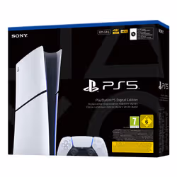 Sony Interactive Entertainment PlayStation 5 Digital E Chassis (Slim) 825 GB Wi-Fi Nero, Bianco - Vista aggiuntiva 3