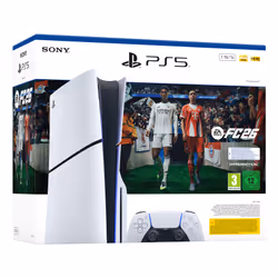 Sony PS5 Laufwerk - EA Sports FC 26 Bundle 1 TB Wi-Fi Nero, Bianco - Vista aggiuntiva 3