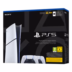 Sony Playstation 5 Slim Digital 825 GB Wi-Fi Nero, Bianco - Vista aggiuntiva 2