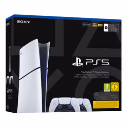 Sony Playstation 5 Slim Digital 825 GB Wi-Fi Nero, Bianco - Vista aggiuntiva 3