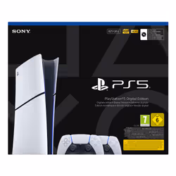 Sony Playstation 5 Slim Digital 825 GB Wi-Fi Nero, Bianco - Vista aggiuntiva 4