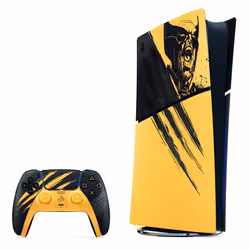 Sony Interactive Entertainment PlayStation 5 - Marvel's Wolverine 825 GB Wi-Fi Nero, Giallo - Vista aggiuntiva 2
