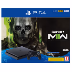 Sony PlayStation 4 500GB + CALL OF DUTY: Modern Warfare 2, PlayStation 4, Nero, 8192 MB, GDDR5, AMD, AMD Jaguar