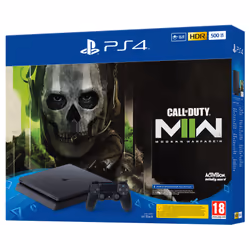Sony PlayStation 4 500GB + CALL OF DUTY: Modern Warfare 2 Wi-Fi Nero