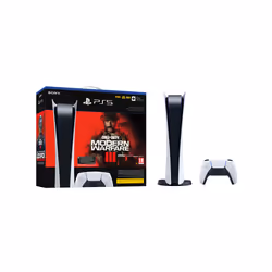 Sony Bundle PlayStation 5 digital edition - Call of Duty: Modern Warfare III, PlayStation 5, Nero, Rosso, 16384 MB, GDDR6, 44 ...