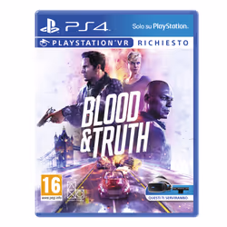 Sony Blood & Truth, PS4, PlayStation 4, M (Mature), Casco per Realtà Virtuale (VR) richiesto
