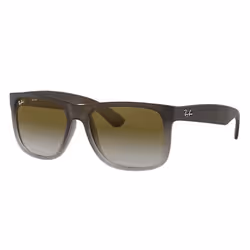 Ray-Ban JUSTIN CLASSIC, Adulto, Unisex, Quadrato, Marrone, Lenti senza polarizzazione, Nylon