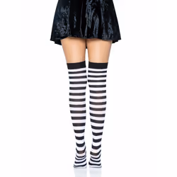 Leg Avenue 6005_00722 Collant e calza Nero, Bianco - Vista aggiuntiva 4