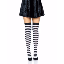 Leg Avenue 6005_00722 Collant e calza Nero, Bianco - Vista aggiuntiva 5