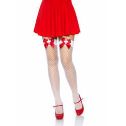 Leg Avenue 9511_06222 Collant e calza Rosso, Bianco