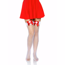 Leg Avenue 9511_06222 Collant e calza Rosso, Bianco - Vista aggiuntiva 4