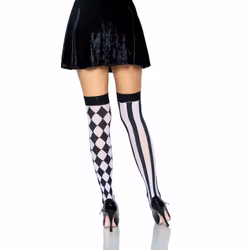 Leg Avenue 6120_00722 Collant e calza Nero, Bianco