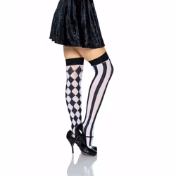 Leg Avenue 6120_00722 Collant e calza Nero, Bianco - Vista aggiuntiva 4