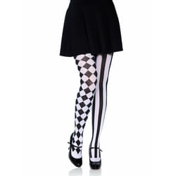 Leg Avenue 7720_00722 Collant e calza Nero, Bianco