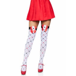 Leg Avenue 6214_13822 Collant e calza Nero, Rosso, Bianco