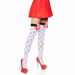 Leg Avenue 6214_13822 Collant e calza Nero, Rosso, Bianco - Vista aggiuntiva 3