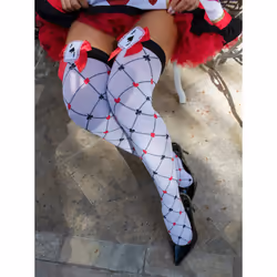 Leg Avenue 6214_13822 Collant e calza Nero, Rosso, Bianco - Vista aggiuntiva 6