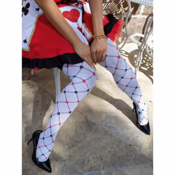 Leg Avenue 6214_13822 Collant e calza Nero, Rosso, Bianco - Vista aggiuntiva 7
