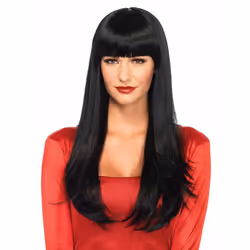 Leg Avenue A2733_00122, Parrucca per costume, Nero, 1 pz