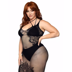 Leg Avenue 86064X_00108 completo e body da lingerie Nero - Vista aggiuntiva 3
