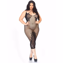 Leg Avenue 86064X_00108 completo e body da lingerie Nero - Vista aggiuntiva 6