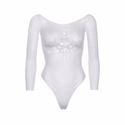 Leg Avenue 89161_00206 completo e body da lingerie Bianco - Vista aggiuntiva 7