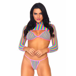 Leg Avenue 81580_10122 completo e body da lingerie Multicolore
