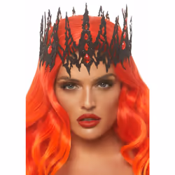 Leg Avenue A2870_00122, Corona per costume in maschera, Nero, 1 pz