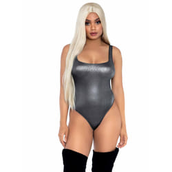 Leg Avenue 89265_02706 completo e body da lingerie Argento