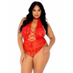Leg Avenue 89245X_00308 completo e body da lingerie Rosso