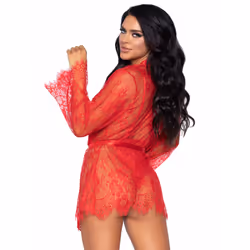Leg Avenue 86112_00302 completo e body da lingerie Rosso - Vista aggiuntiva 2