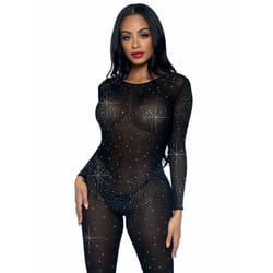 Leg Avenue 85636_00125 completo e body da lingerie Nero