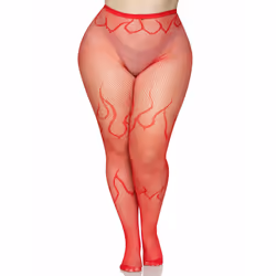 Leg Avenue 9288X_00308 Collant e calza Rosso - Vista aggiuntiva 3