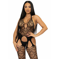 Leg Avenue 89306_00122 completo e body da lingerie Nero